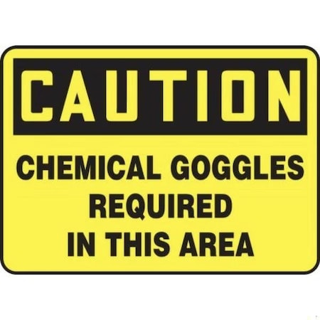 Accuform OSHA CAUTION SAFETY SIGN CHEMICAL MPPA618VS MPPA618VS